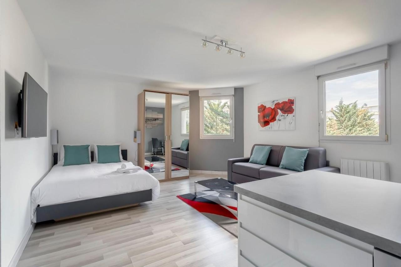 Apartmán Studio Abondance - Proche Garemetrobus - Calme Lyon Exteriér fotografie